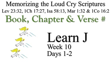 Learn J (Days 1-2)