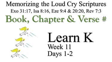 Learn K (Days 1-2)
