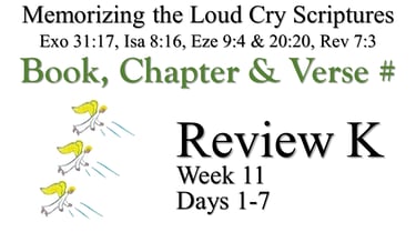 Review K (Days 1-7)