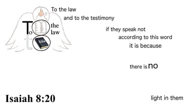 Isaiah 8:20 Say it slow