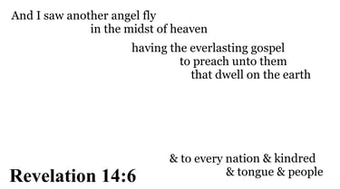 Revelation 14:6 You should see