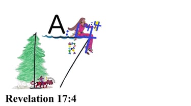 Revelation 17:4 Say 1st words
