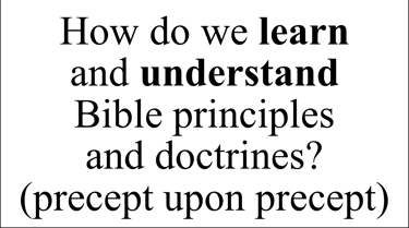 Isaiah 28:13 Say question
