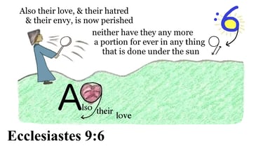 Ecclesiastes 9:6 Say 3 times