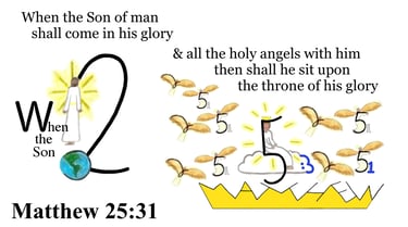 Matthew 25:31 Say 3 times
