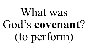 Deuteronomy 4:13 Say question