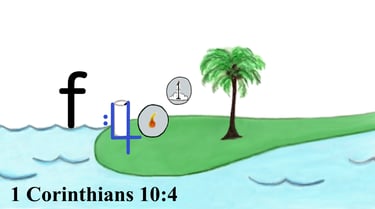 1 Corinthians 10:4 f