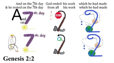 Genesis 2:2 Say 3 times