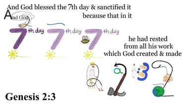 Genesis 2:3 Say 3 times