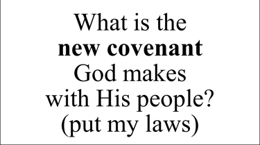 Hebrews 10:16 Say question
