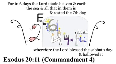 Exodus 20:11 Say 3 times