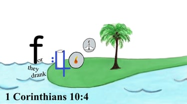1 Corinthians 10:4 Say 2 times
