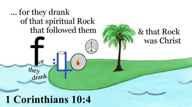 1 Corinthians 10:4 Say 3 times
