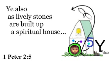 1 Peter 2:5 Say 3 times
