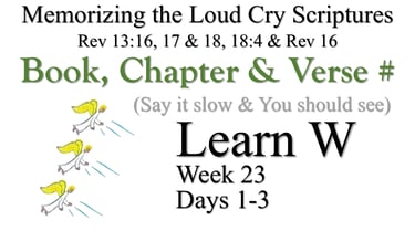 Learn W (Days 1-3)