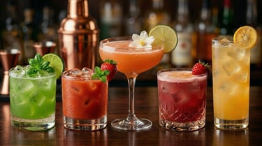 Easy cocktail and mocktail options made with Pourfect bases for bars and events
