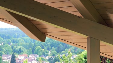 Blick vom oberen Balkon