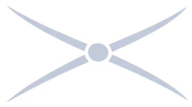 A pale blue crossing icon symbolising a threshold or turning point on the Living Path.