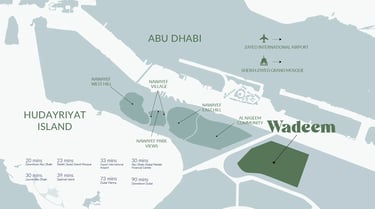 Wadeem villas on Al Hudayriyat Island – luxury off-plan homes