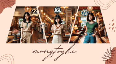 mongtoghi coc tay vintage