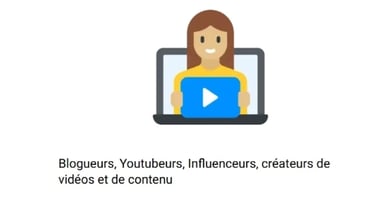 Bloggers, Youtubers, Influencers, video and content creators