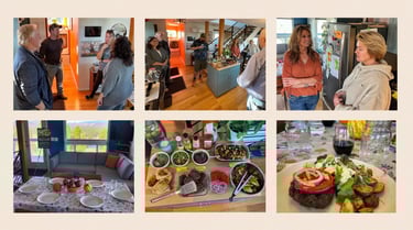 farm dinner pictures