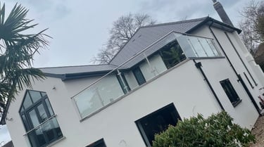 Bricklaying in progress on new residential build in Worcestershire