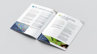 Sancroft brochure page design