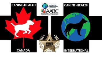 Canine health Canada logo. 
