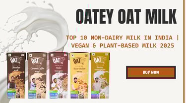 Oatey oat & millet vegan milk. Chocolate, Caramel Coffee, Millet, Kesar Badam, Barista.