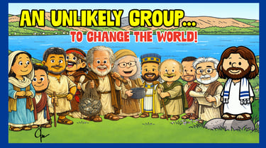 The Followers of Jesus on Beattitudes Hill