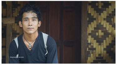 Sapri, salah satu pemuda penduduk baduy dalam
