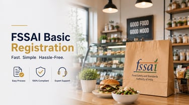 Basic FSSAI Registration for Small Food Businesses in India