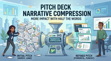 Pitch Deck Narrative Compression: More Impact With Half the Words