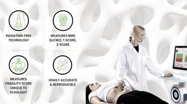Benefits of Echolight bone densitometry radiation-free bone health assessment