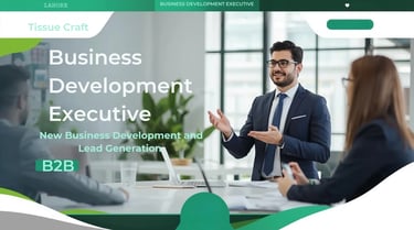 B2B Business Development and Lead Generation job vacancy at Tissue Craft, Lahore - Hiring Business