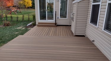 Low-maintenance composite decking for Columbus, Ohio homeowners
