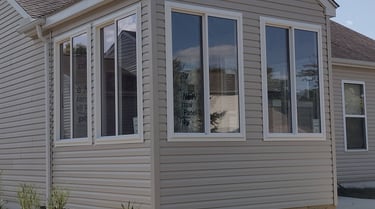 Room addition expanding living space in Columbus, Ohio