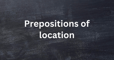 1st year middle school Unit 4 prepositions of location