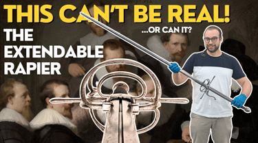 Thumbnail of a video on an antique extendable rapier