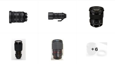 Modern and Vintage Lenses 