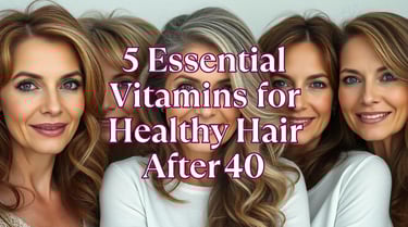 a group of women with the words 5 essential vitamins for vitamins