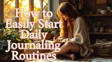 a woman journaling in a notebook