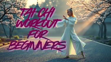 woman doing a Tai Chi Workout