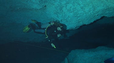 mexico scuba diving chac mool cenote
