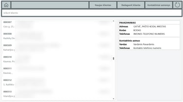 Power apps CRM klientų sarašas