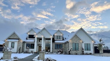 Exterior of a cleaned residential home in Denver during winter by SparkEaseCleaning