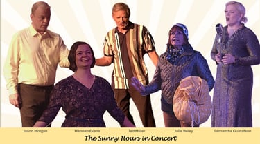 Performers of The Sunny Hours in Concert.