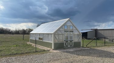 Backyard greenhouse in Texarkana AR – learn more about durable greenhouses and coops