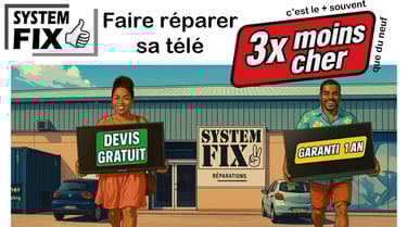Réparation télé téléviseur télévision en Guadeloupe
